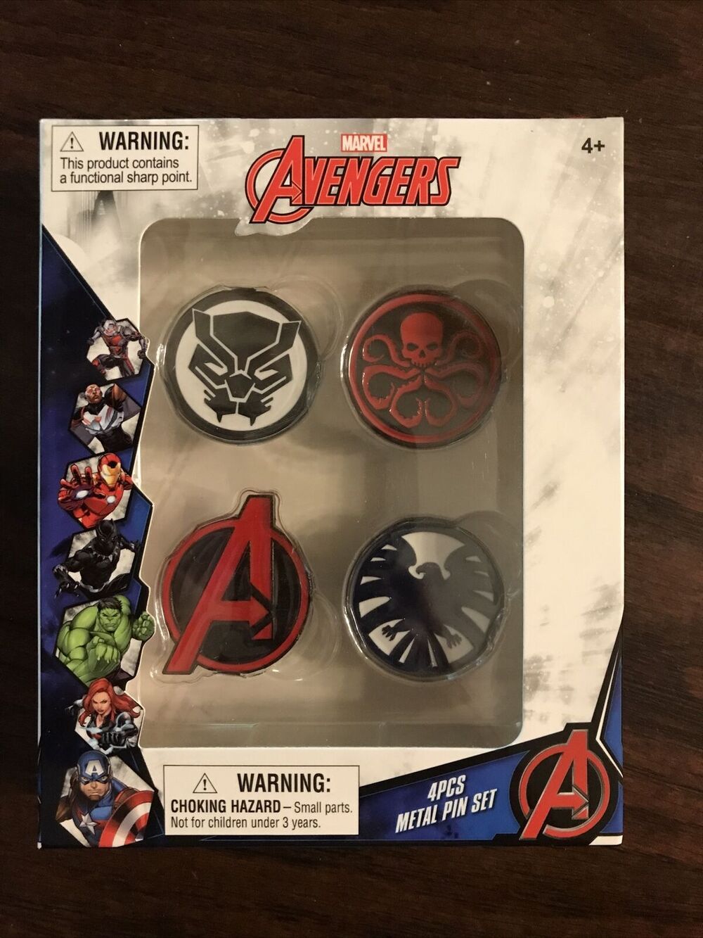 Avengers Pin Set - Avengers/SHIELD/HYDRA/Wakanda NIB